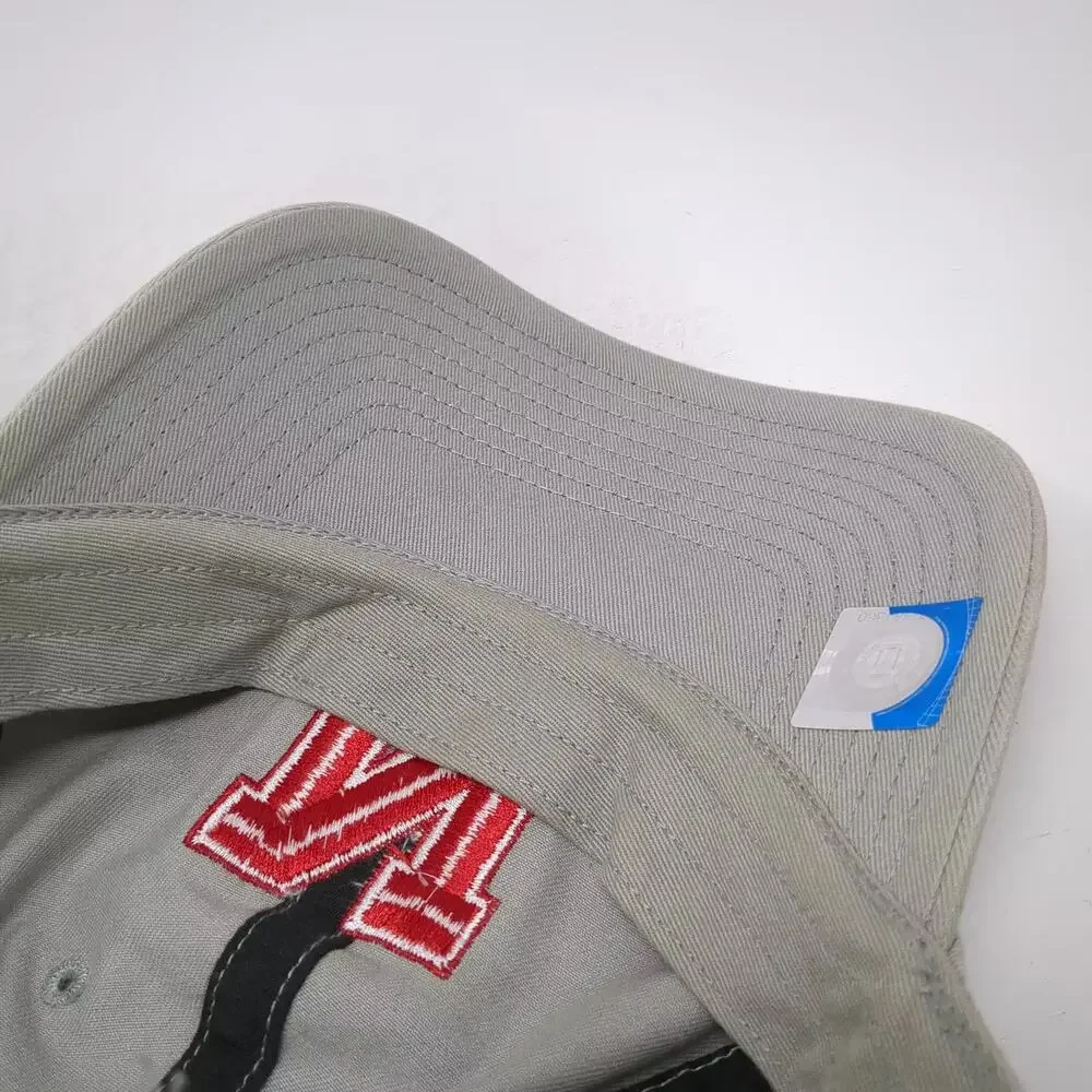 Nebraska Cornhuskers NCAA '47 Baseball Cap Gray Red Embroidered Logo One Size